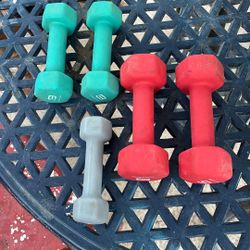 2,  3 And 5 Lb weights 
