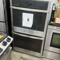 Ge 30 Inch Smart Compatible Double Electric Wall Oven 