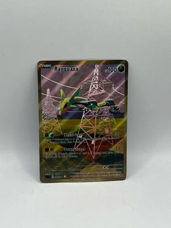 Non TCG Pokemon Rayquaza Fan Art Card