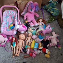 Large Bundle Of Girl Assorted Toys