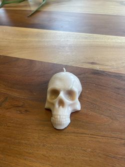 Skull Candle-Soft Rose