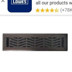 Lowes 2" X 12" Vent Receiver Cover