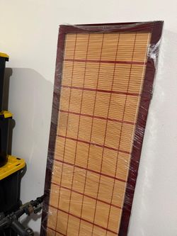 3 panel bamboo room divider