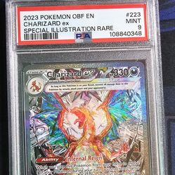 Charizard ex #223 Pokemon Obsidian Flames PSA 9