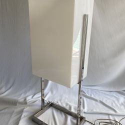 Chrome & Acrylic Floor Lamp space age mid century modern