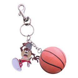 VTG Looney Tunes TAZ Basketball Keychain Warner Brothers Tasmanian Devil 1997