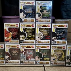 My Hero Academia signed pops