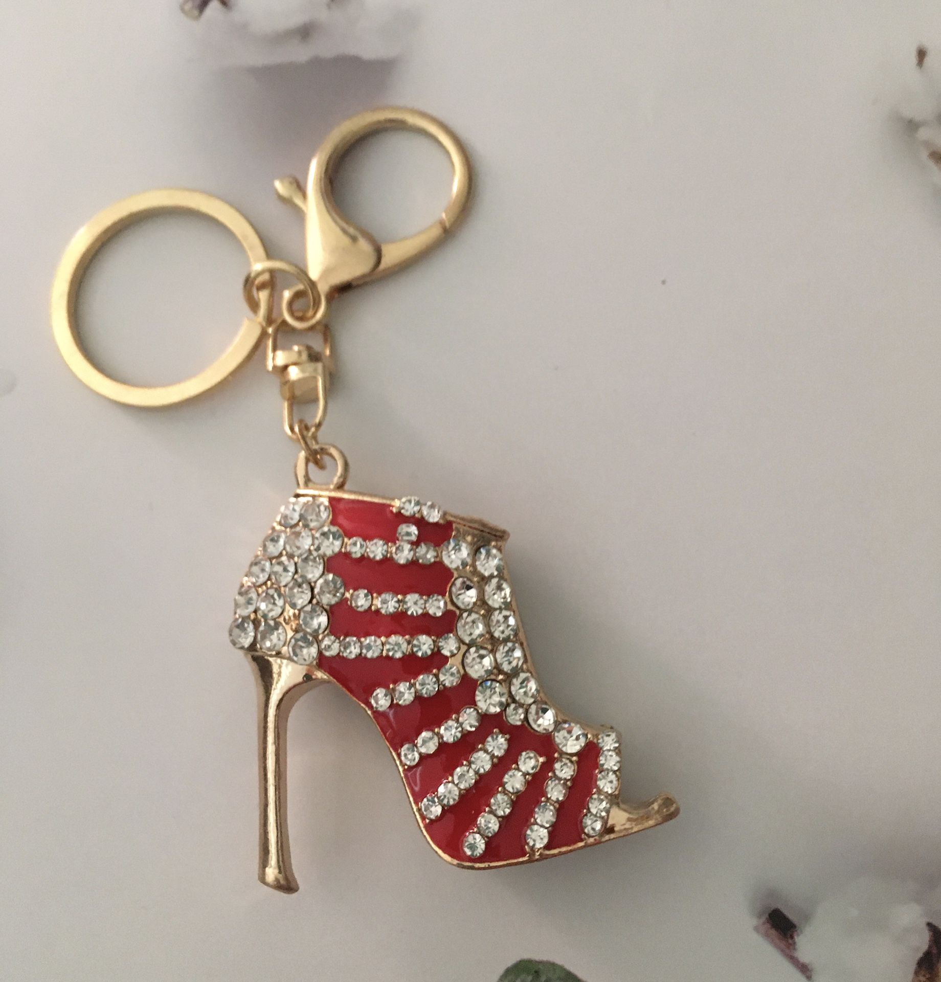 Red Stiletto Keychain