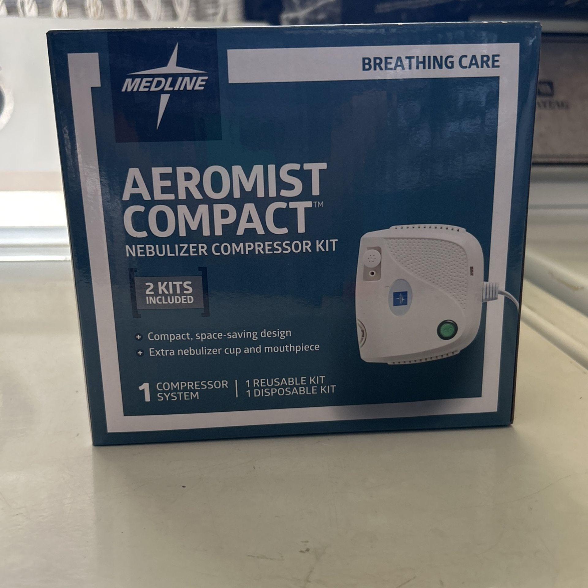 Aeromist Compact Nebulizer Compressor Kit (brand New)