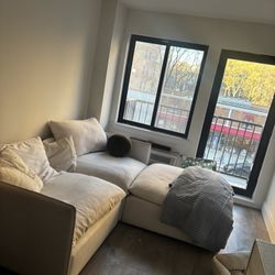 Cb2 LUMIS Snow White Sectional 