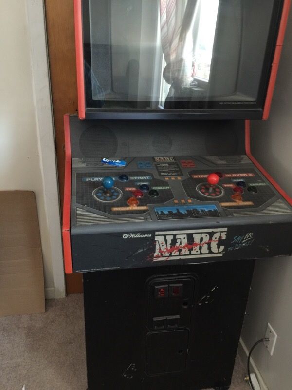 Narc video game machine