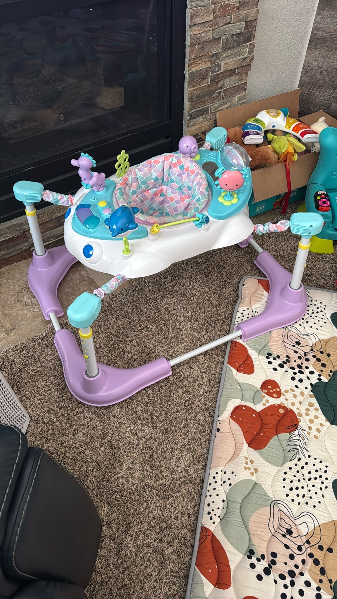 Colorful Ocean-Themed Baby Activity Jumper