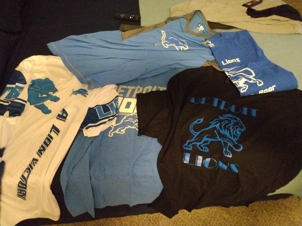 Detroit Lions T-shirts $25,00 Each