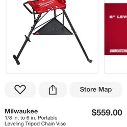 Milwaukee 6” Leveling Tripod Chain Vise