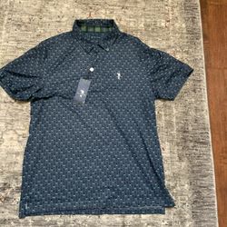 Gray William Murray golf polo shirt
