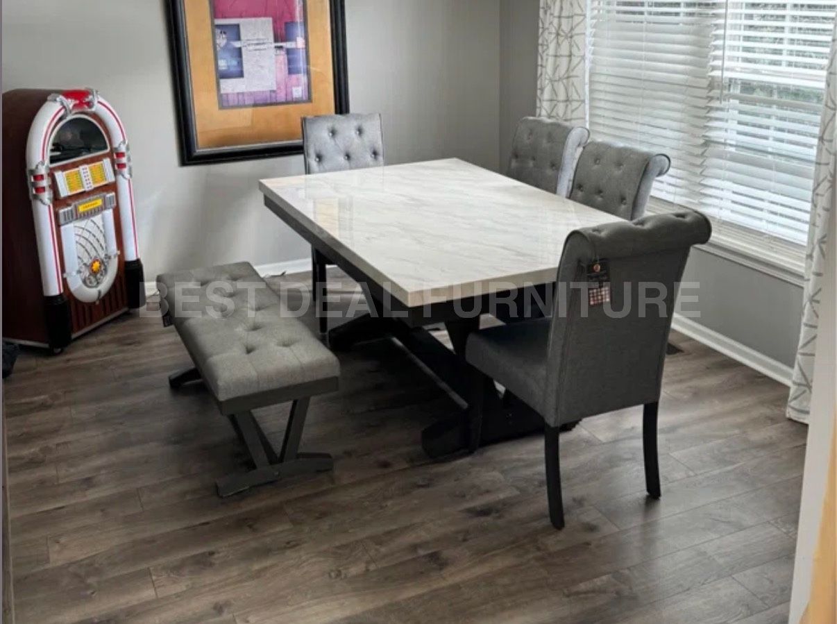 Brand New Dining Table Set 6 Pieces
