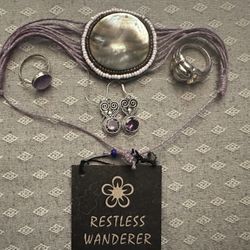 Incredibly Beautiful Bracelet & Lot of Jewelry Rings & Earrings 