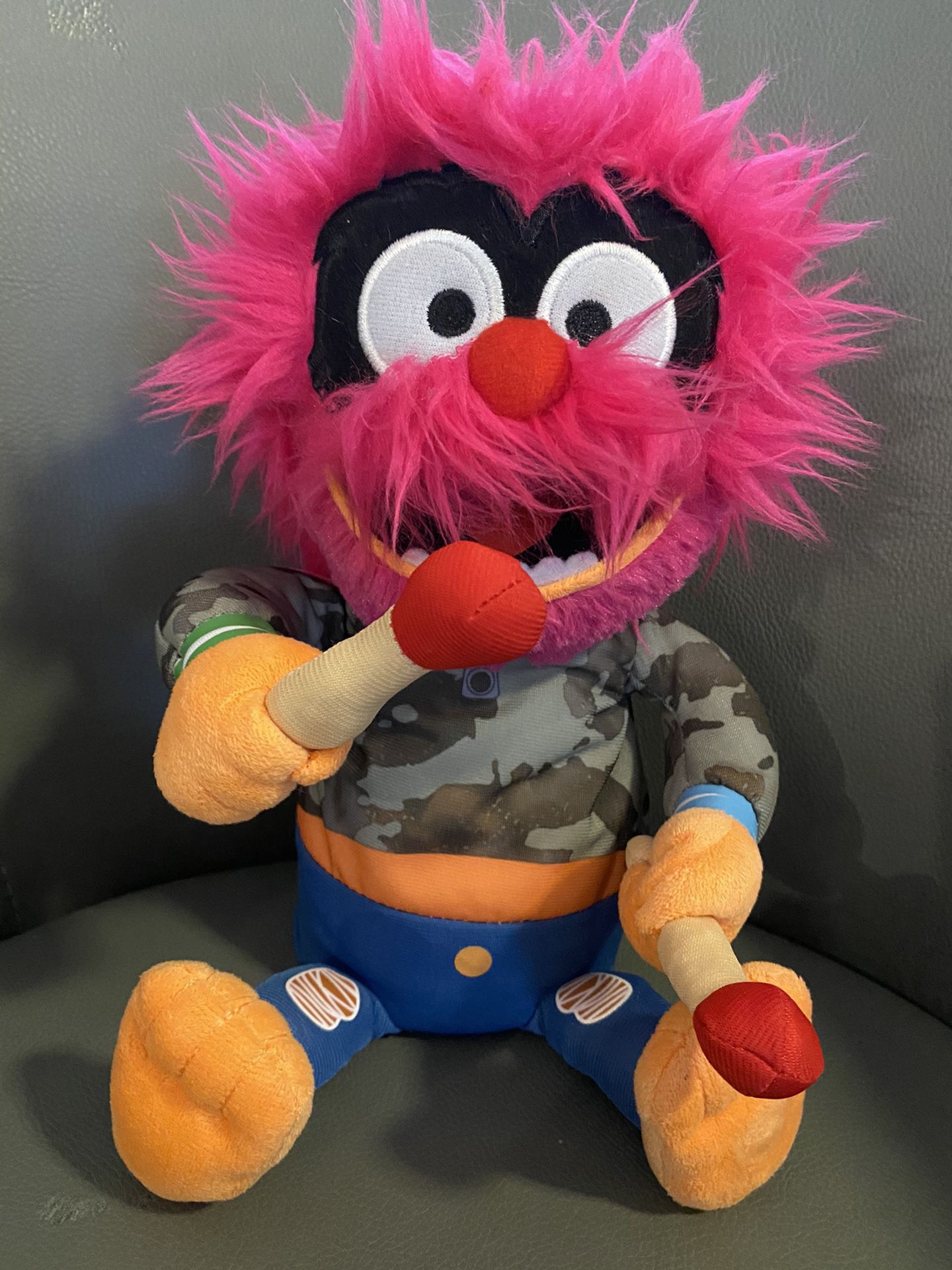 Disney Jr Muppet Babies Rockin "Animal" Plush Toy Stuffed Doll