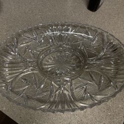 Crystal Veggie Platter 