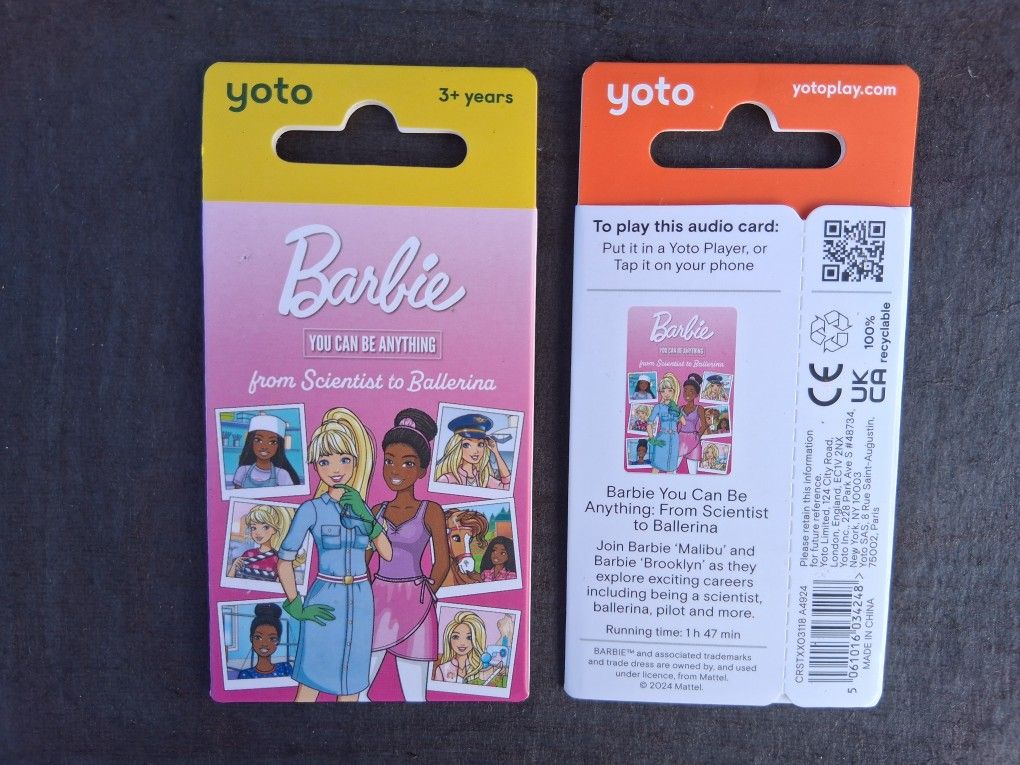 Barbie Be Your Self Yoto Audio Card