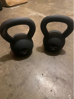 30lbs kettlebells