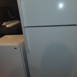 GE Fridge And Summit Mini Fridge