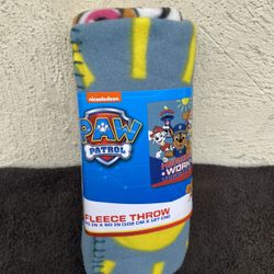 Paw Patrol Fleece Throw Plush Blanket.