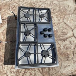 36” (Gas) Stainless Steel Countertop Cooktop 