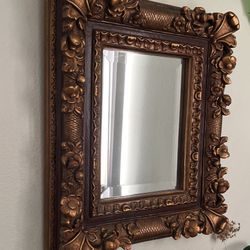 Gold Ornamental Mirror