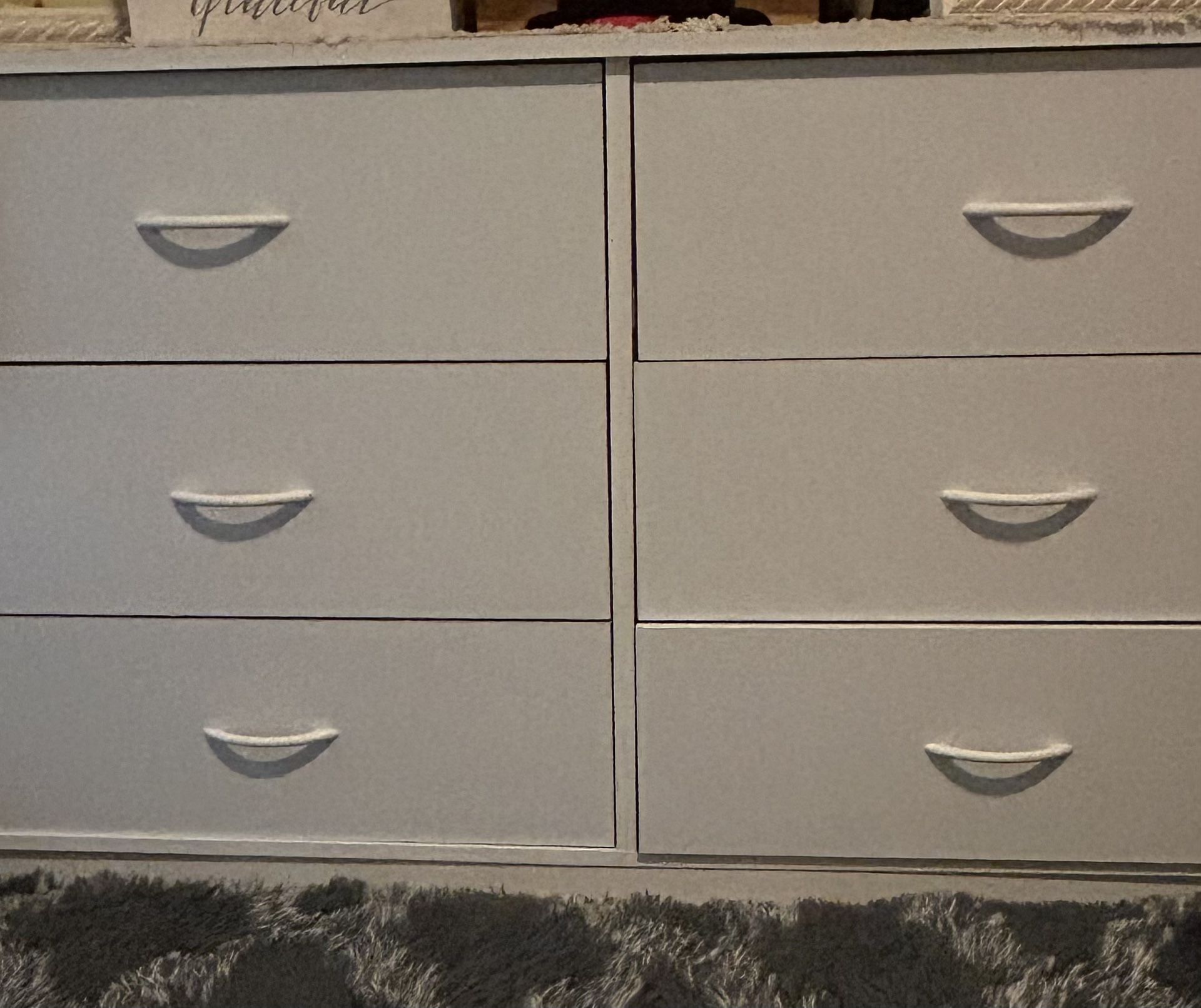 6 Draws White Dresser
