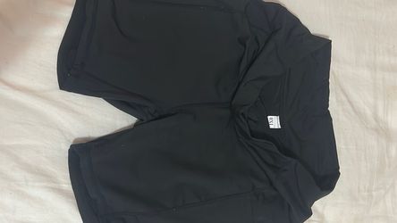 Black Athletic Biker Shorts
