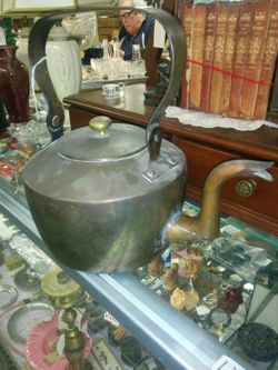 Copper tea kettle