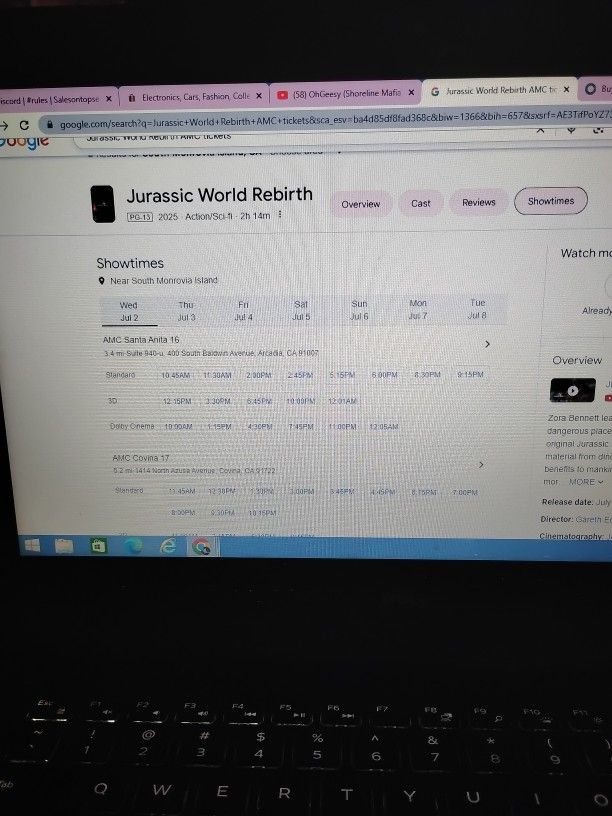 AMC tickets Jurassic World Rebirth Ticket Deal 