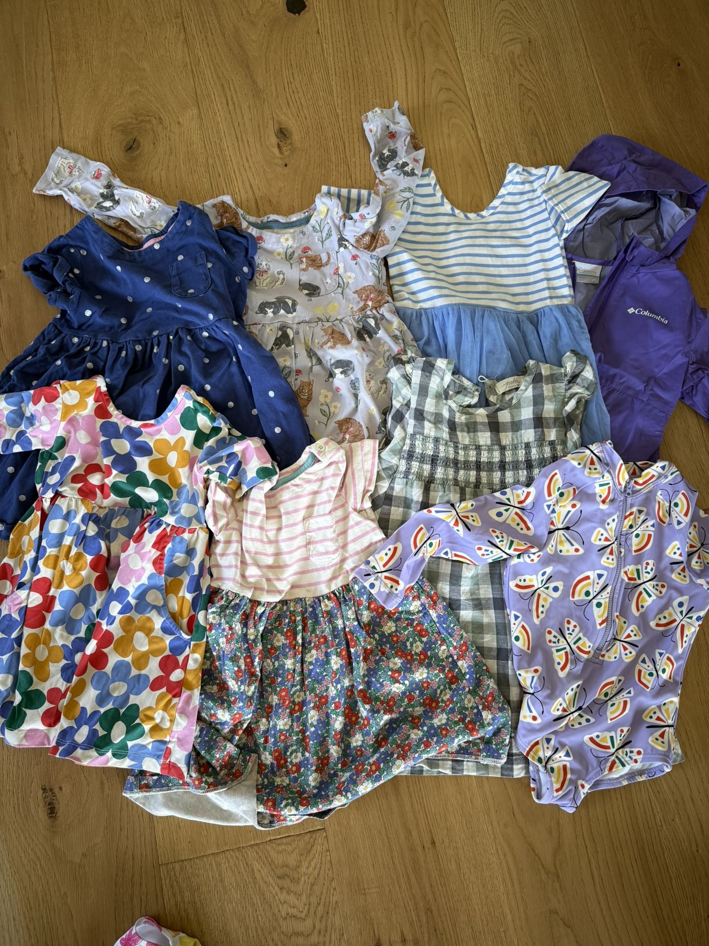 Girl Dress, Mini Boden, Hanna Anderson, Pehr 3T, 3-4 Year Old