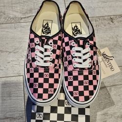 Vans Valentino Garavani Checkerboard Pink Size 7.5M