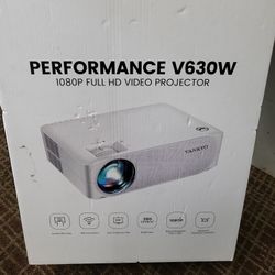 VANKYO Performance V630 Native 1080P Full HD Projector, 300" LED Projector w/ ±45° Electronic Keystone Correction, Compatible with TV Stick, HDMI, Lap