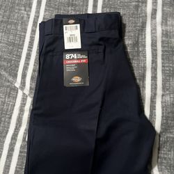 Navy blue Dickies 874 Original Fit Work Pants 36X30