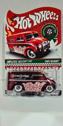 Hot Wheels EMPLOYEE Holiday Dairy Delivery READ