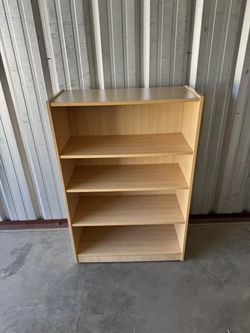 Heavy-Duty Adjustable Wood Bookcase – 47” Tall
