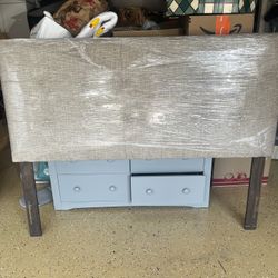 Queen Bed, Head Board, Mattress, Frame