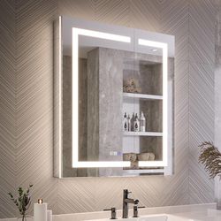 Y38 $230  30"x36" Medicine Cabinet Mirror,