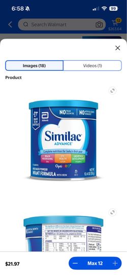 Similac baby formula