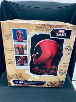 Marvel Legends Deadpool Interactive Talking & Moving Head with Original Box
