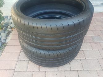 245/35/R20 Goodyear Eagle F1 Asymmetric 5 Run Flat (DOT 2024). 2 Tires LIKE NEW