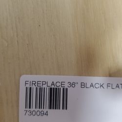 36 Inch Innoflame RV  Fireplace Black 