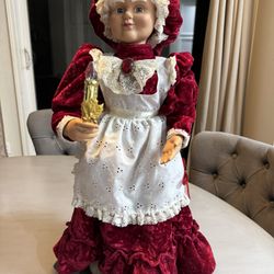 Vintage Ms Santa Claus 