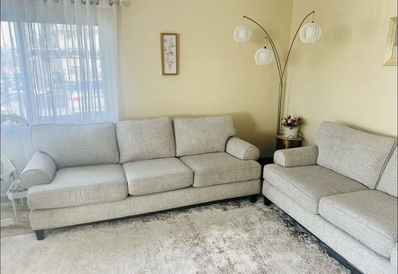 2 Sofa Set.. Pets Free.. Smoke Free .. Washable Cover