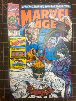 Marvel Age #102 1st preview appearance of X-Force 1st Warpath-bag and boarded