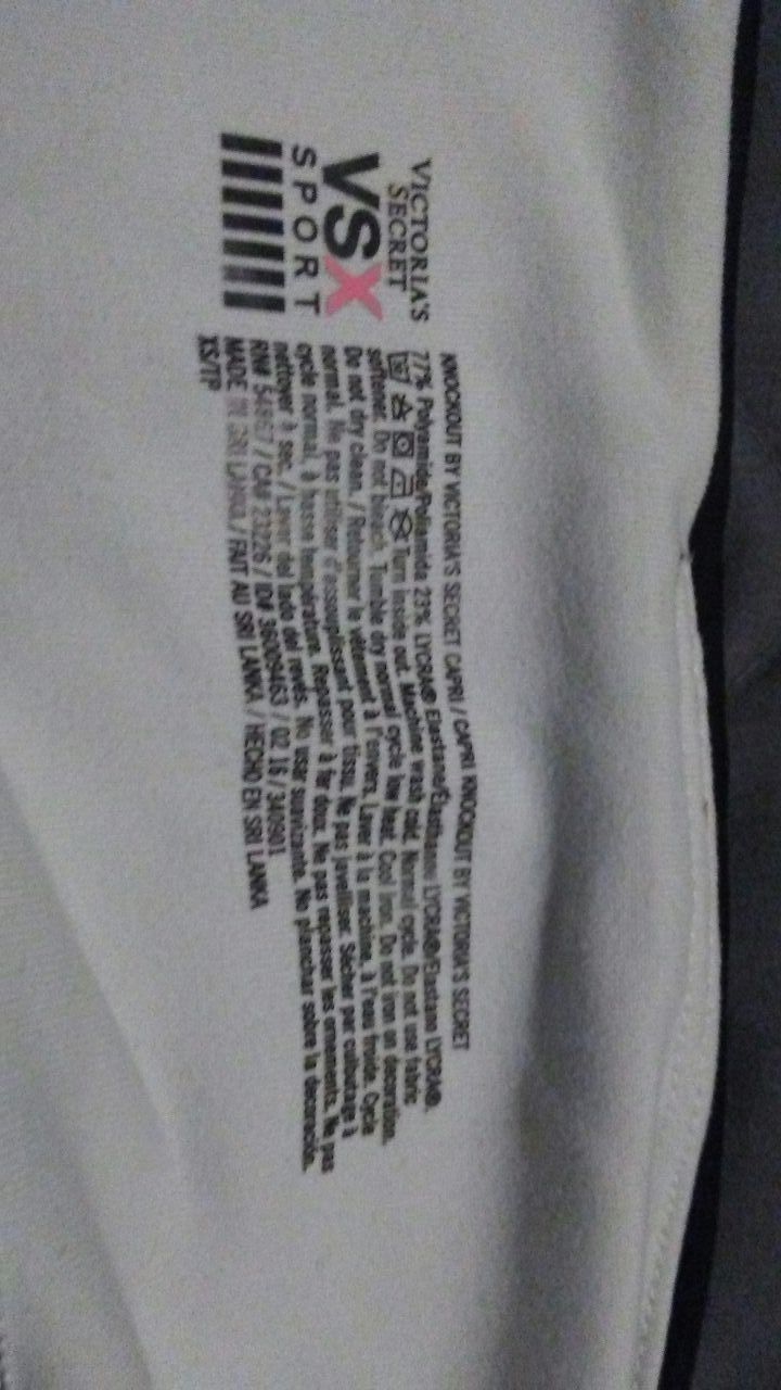 Victoria secret workout capri