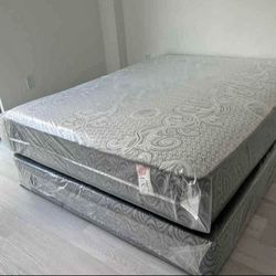 Colchón King Size Con Box Spring Nuevo